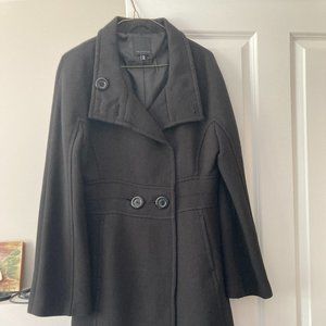 Women's black dress coat